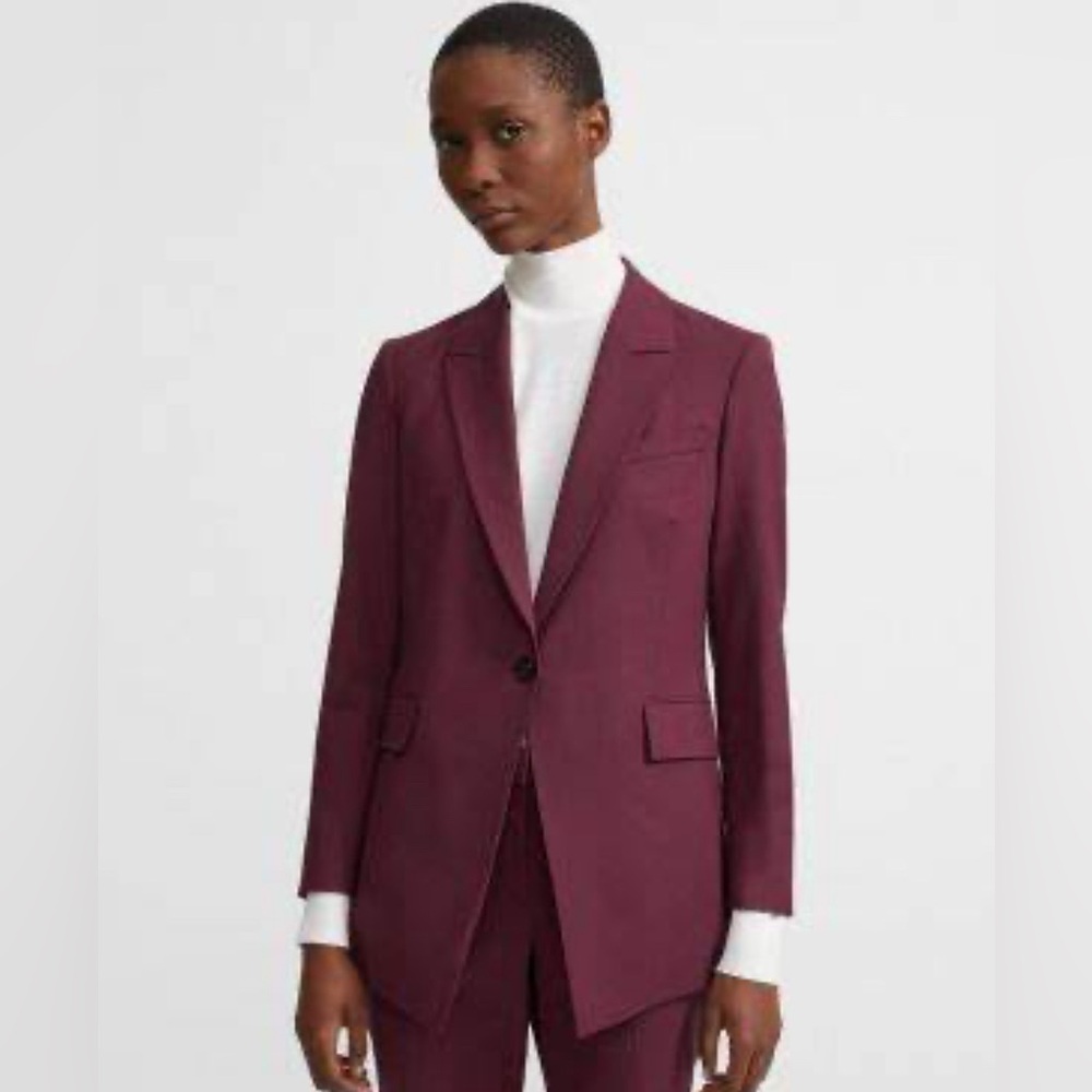 Brand New Theory Etiennette Blazer in Good Wool - Matching pants SIZE 16 FREE